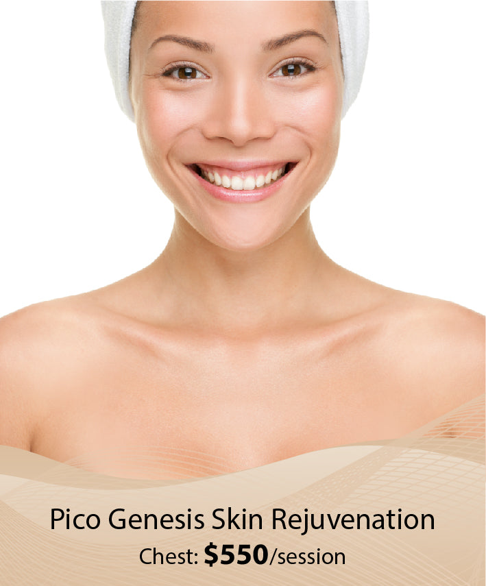 Pico Genesis Skin Rejuvenation (Chest - Single Sessions)