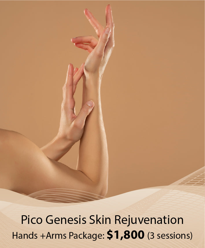 Pico Genesis Skin Rejuvenation (Hands + Arms Package - 3 Session)